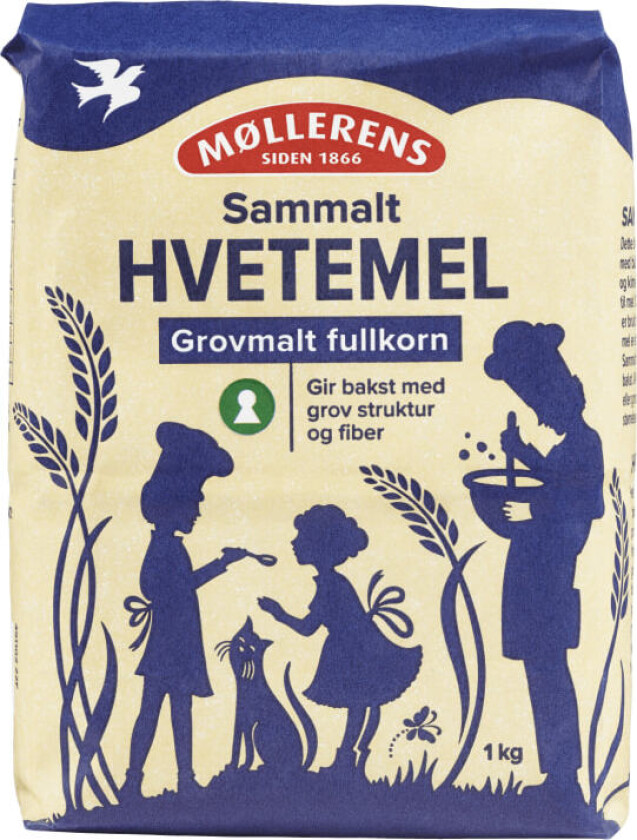 Hvete Sammalt Grov 1kg