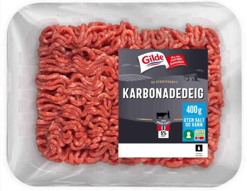 Karbonadedeig u/Salt og Vann 400g