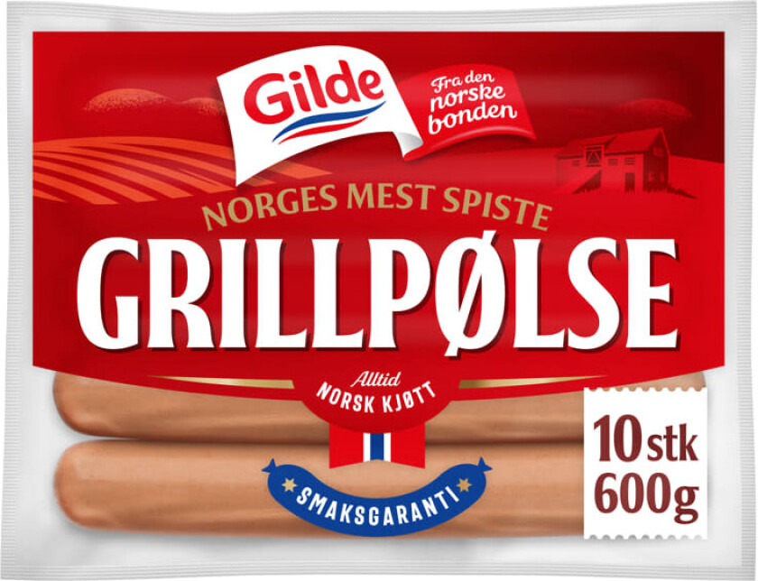 Gilde Grillpølse 600g