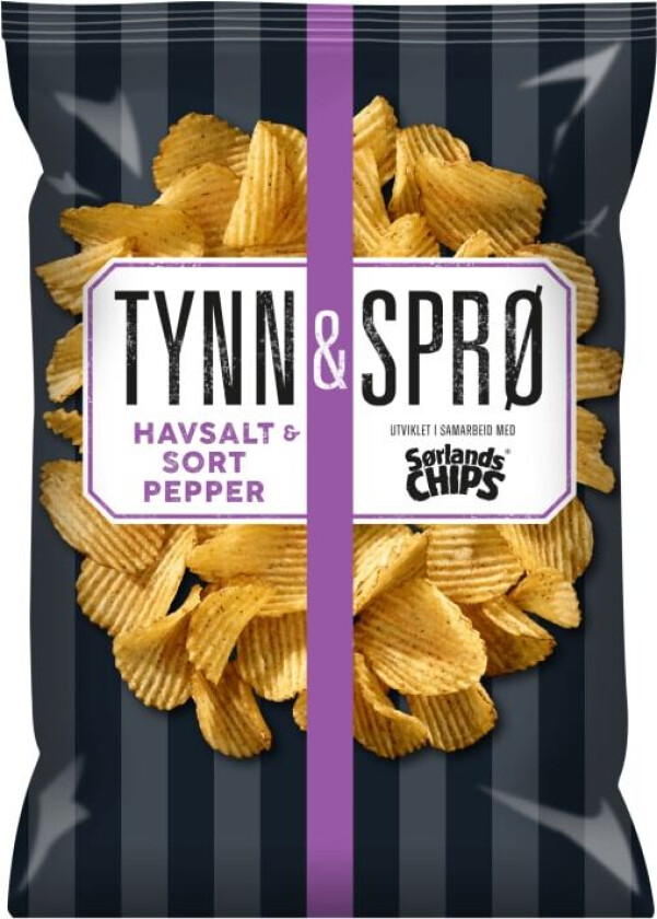 Tynn&Sprø Havsalt&Pepper 150g Sørlandschips