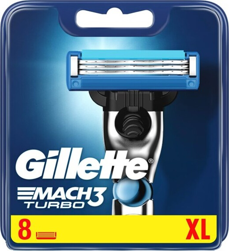 Gillette Barberblad Mach3 Turbo 8 blader