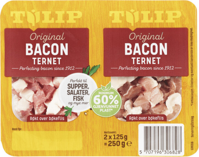 Bacon Ternet Røkt På Bøkeflis 2x125g