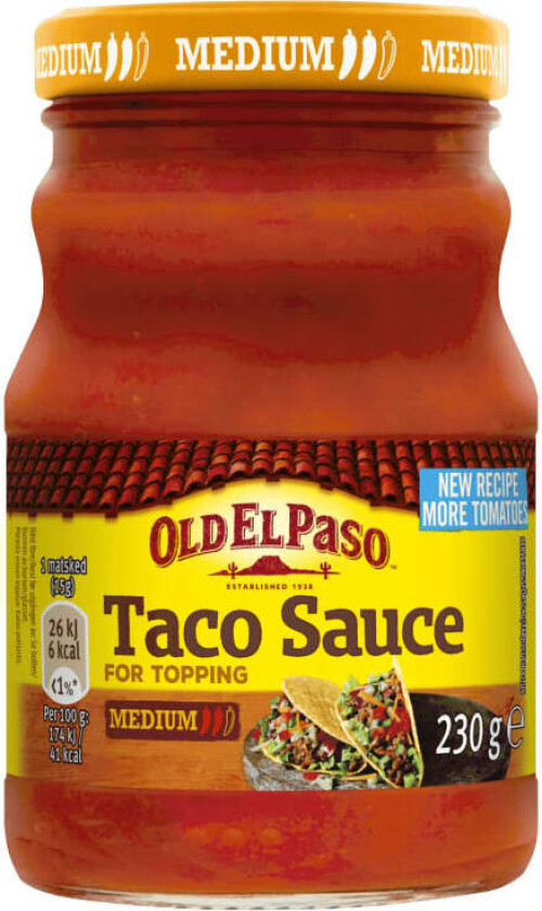 Old El Paso Taco Sauce Medium 230g