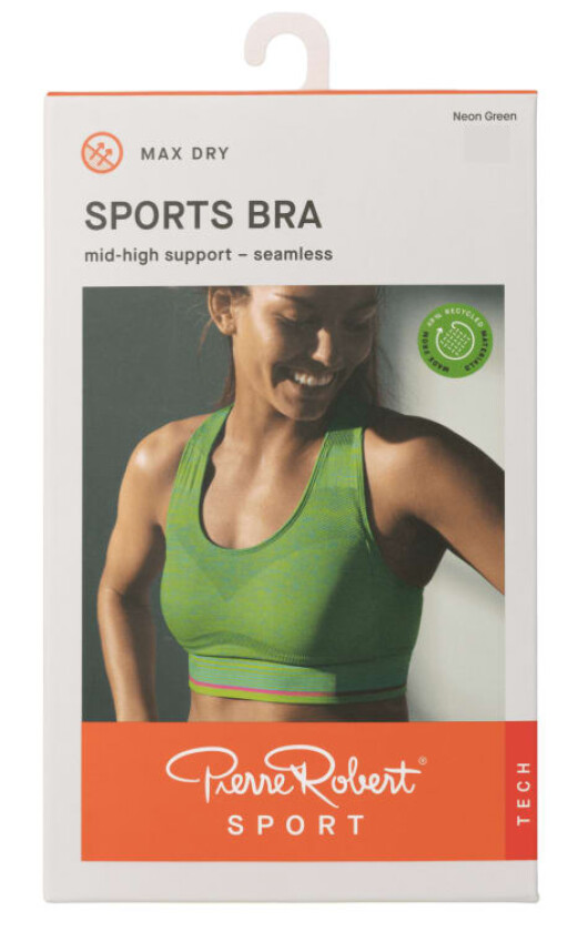 Sports Bra Mid High Neon L