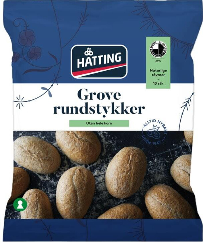 Grove Rundstykker 600g