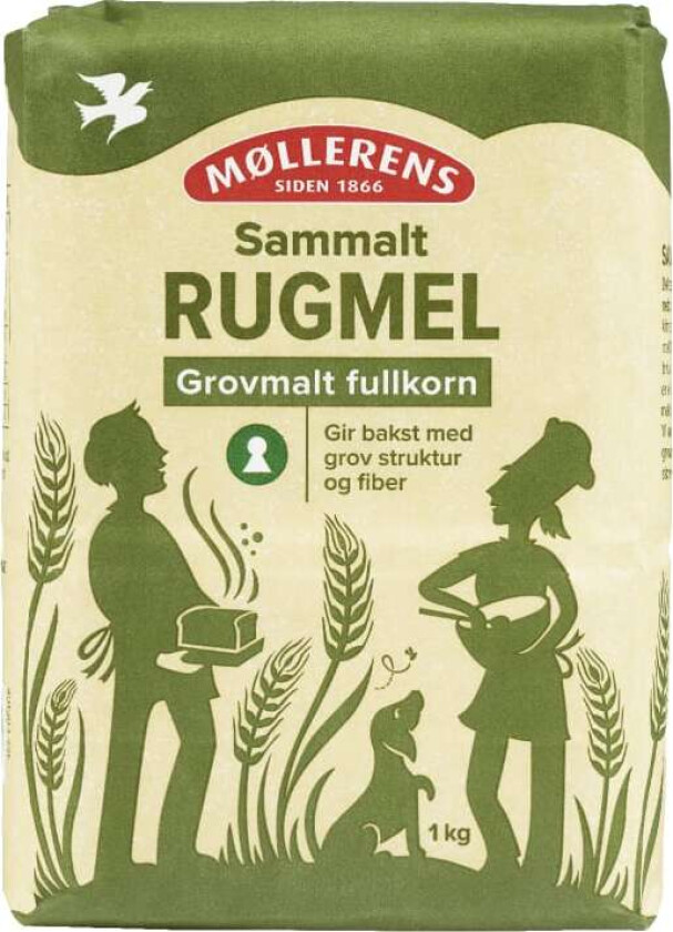 Rug Sammalt Grov 1kg