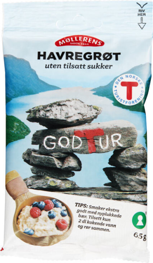 Bilde av Havregrøt u/Sukker God Tur 65g