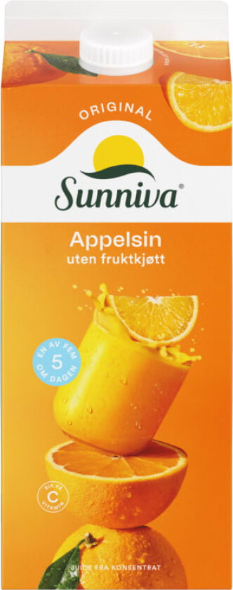 Sunniva Original Appelsin 1,75l