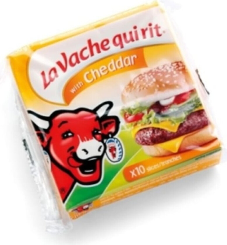 Burgerost m/Cheddar 200g La Vache Qui Rit