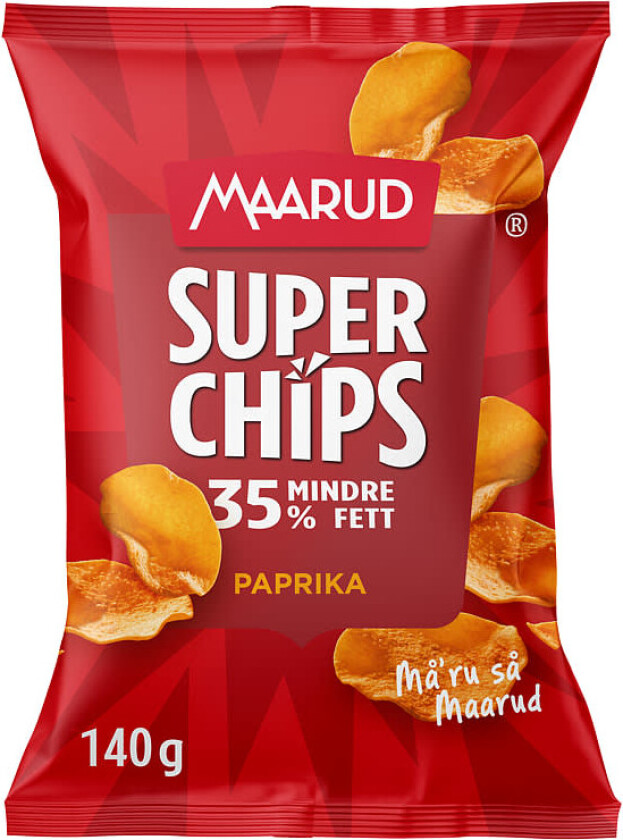 Maarud Superchips Paprika 140g