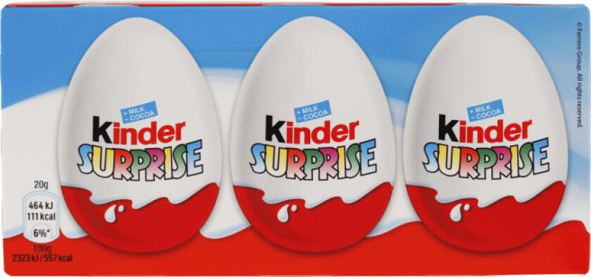 Bilde av Kinder Surprise 3x20g