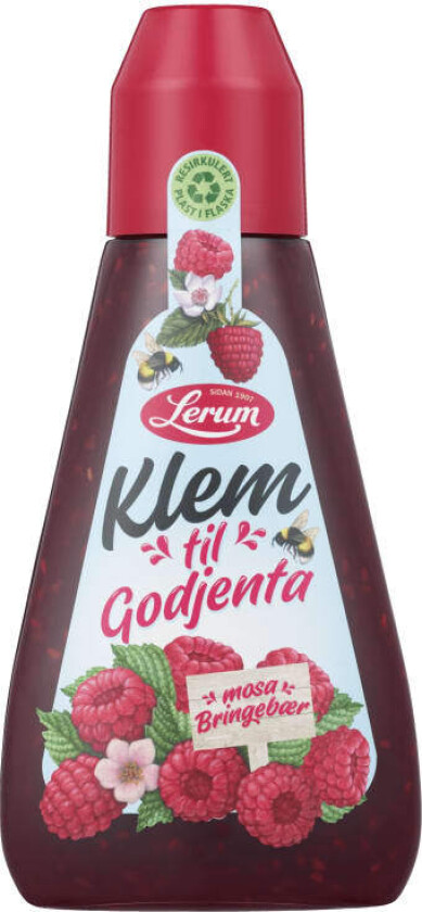 Bringebærsyltetøy Klem 410g