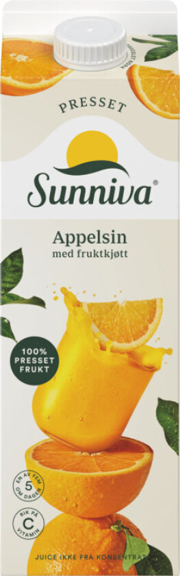 Appelsinjuice Premium 1l Sunniva