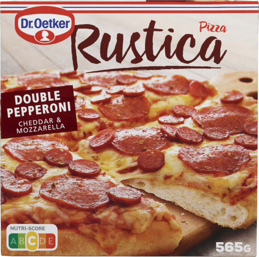 Dr. Oetker Rustica Double Pepperoni 565g