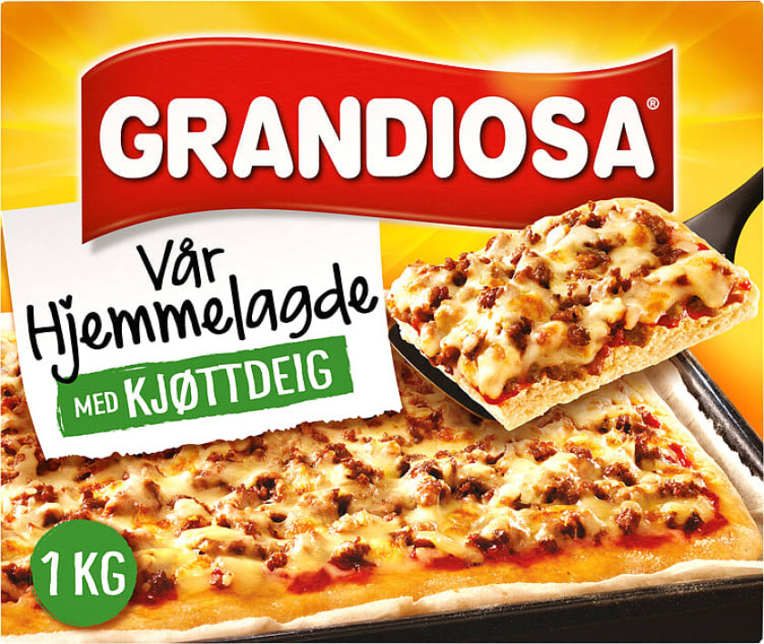 Grandiosa Pizza Hj.Laget m/Kjøttdeig 1kg