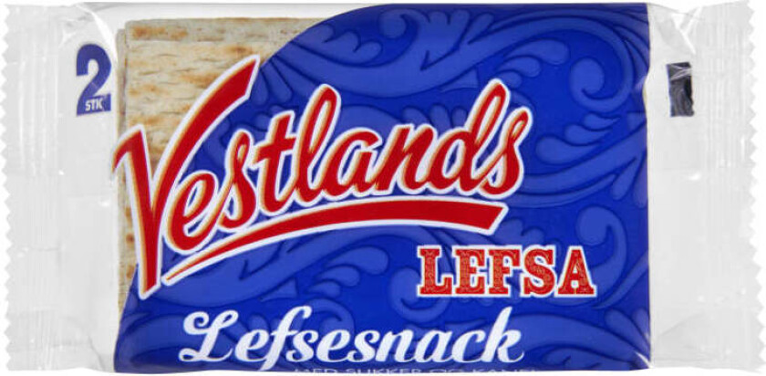 Vestlandslefsa Lefsesnack 2pk 70g