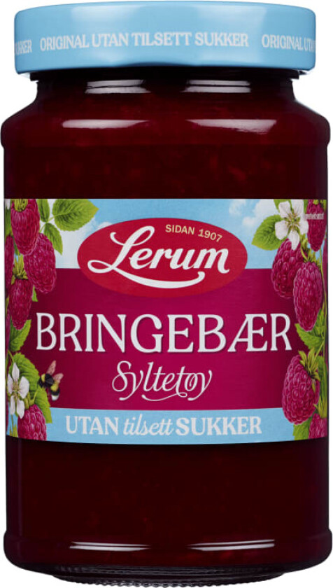 Bringebærsyltetøy u/Sukker 435g