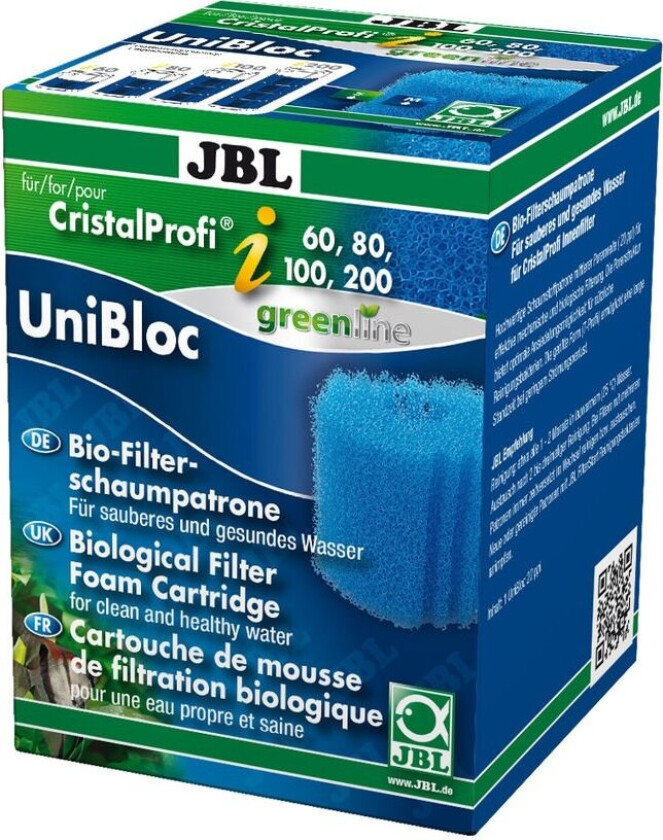 UniBloc CristalProfi Skuminnsats for akvariefilter