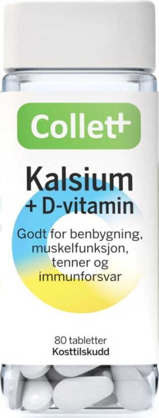 Kalsium+D-Vitamin 80stk
