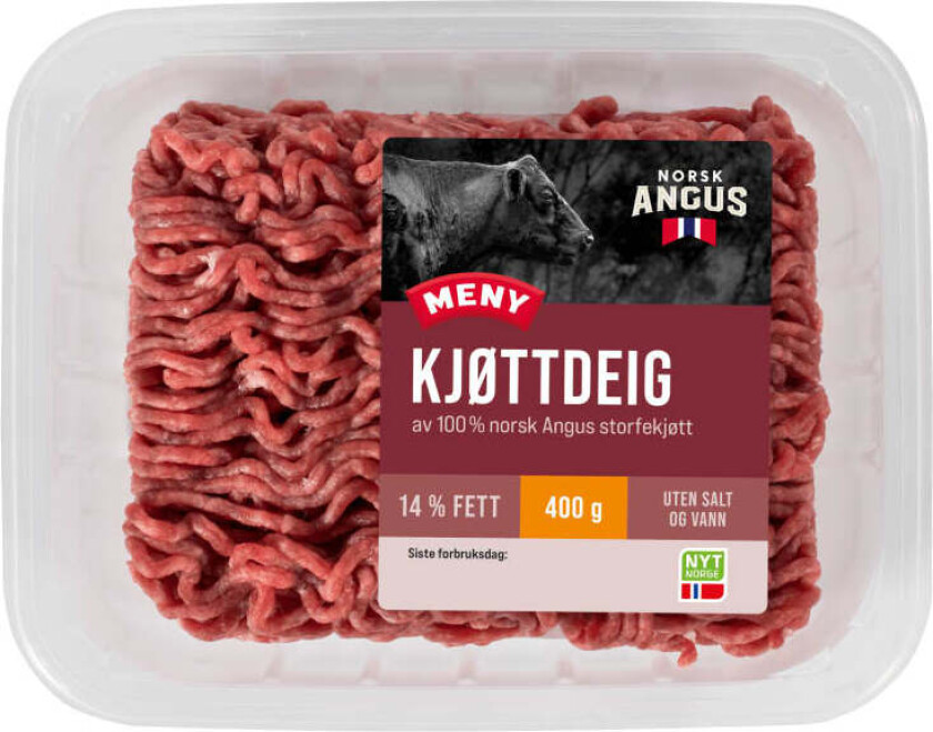 Kjøttdeig Angus 14% 400g