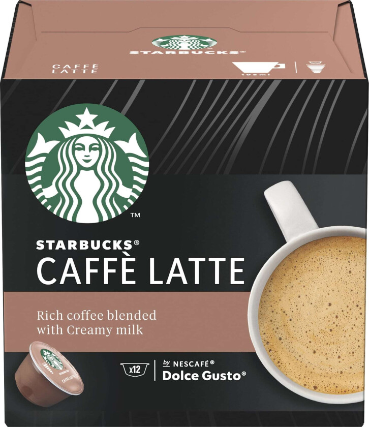 Starbucks Caffe Latte 12 kapsler
