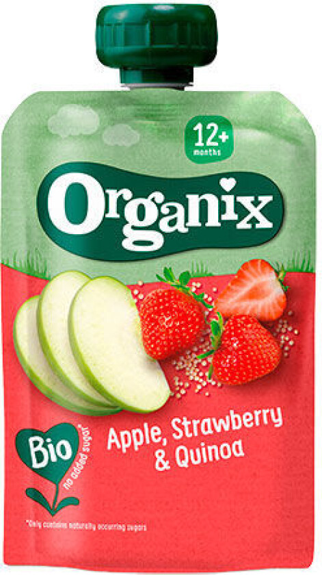 Organix Apple/Strawberry/Quinoa 12md