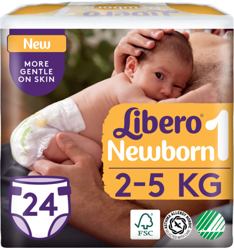 Libero Newborn Str.1 24stk