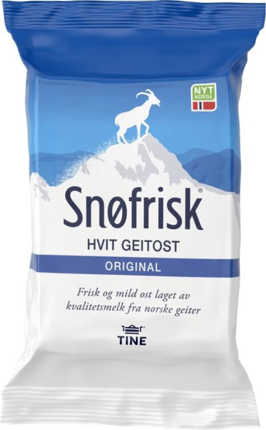 Bilde av Snøfrisk Hvit Ekte Geitost Ca340g Tine