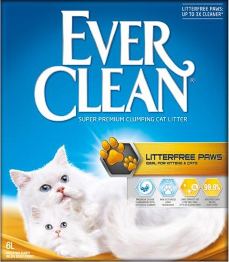 Ever Clean Litterfree Paws Kattesand (6 l)