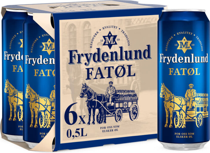 Frydenlund Fatøl 0,5lx6 boks
