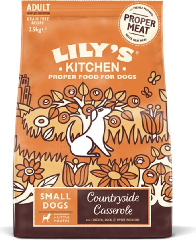 Countryside Casserole Small Breed Tørrfôr til hund 2,5 kg