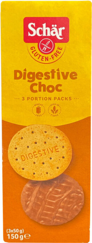 Digestive Kjeks m/Sjoko glutenfri 150g