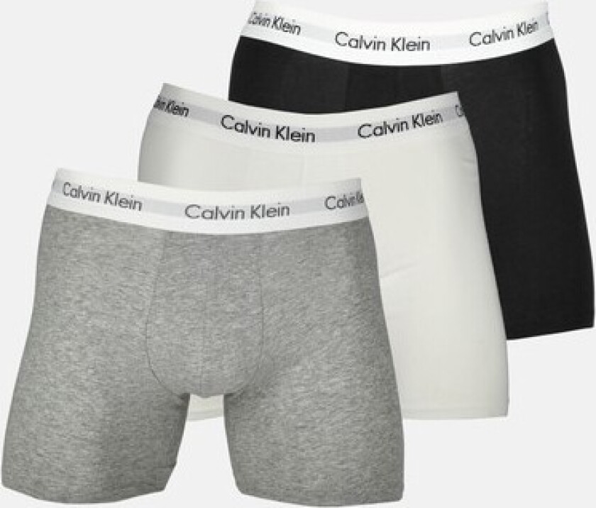 Bilde av Calvin Boxer Brief 3P - Black/White/Grey Heather L