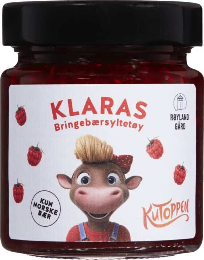 Bringebærsyltetøy Klaras 225g