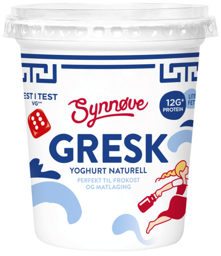Synnøve Gresk Yoghurt naturell, 350 g