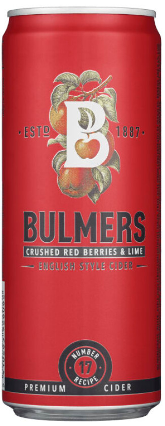 Bilde av Bulmers Red Berries 0,33l boks