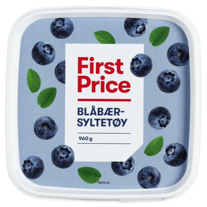 Blåbærsyltetøy 960g