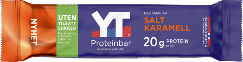 Yt Proteinbar Salt Karamell 50g Tine