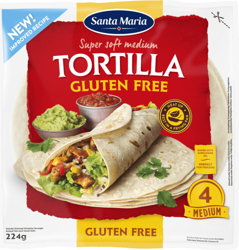 Tortilla glutenfri 224g St.Maria