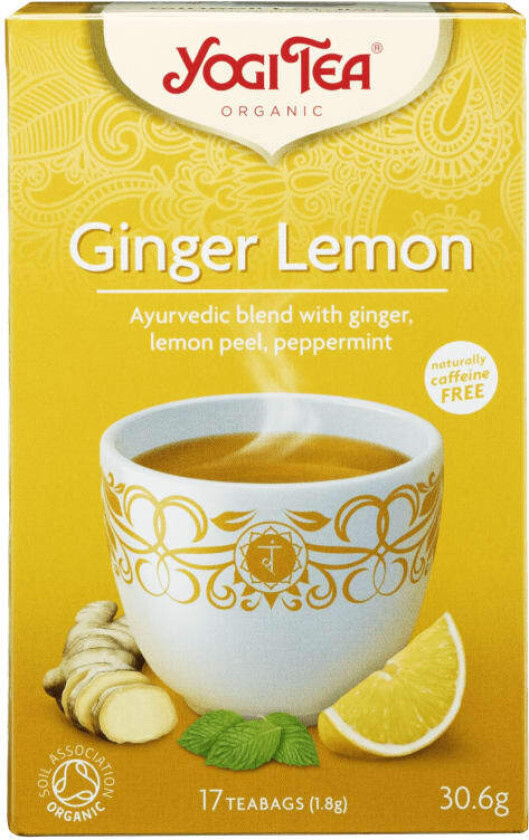 Yogi Tea Ginger Lemon Økologisk 17 poser