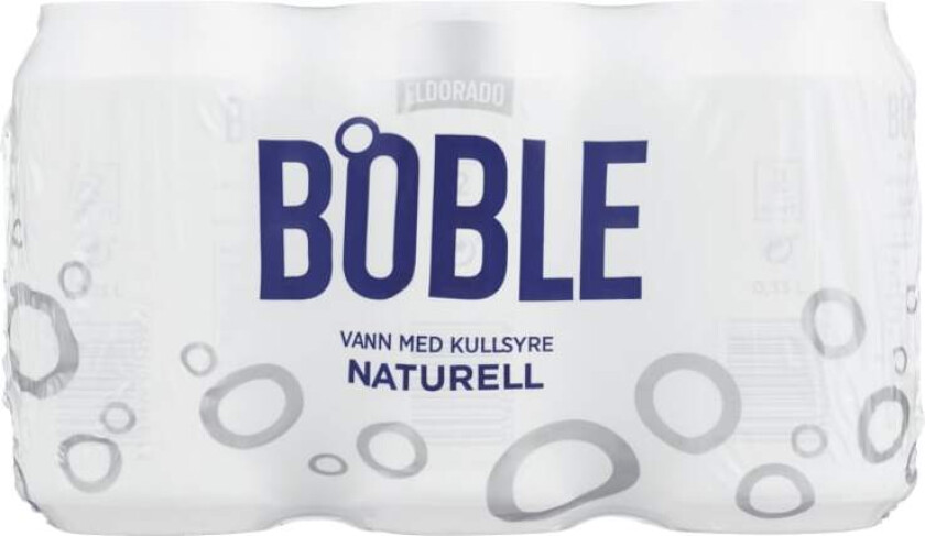 Boble Vann Naturell 0,33lx6 boks