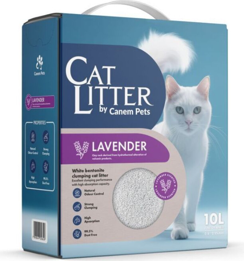 Cat Litter Lavender kattesand 10 L