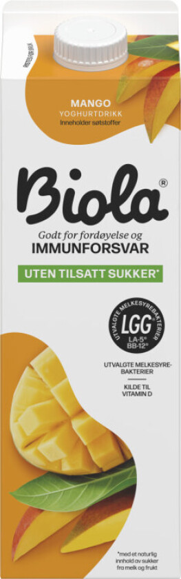 Biola Mango Uten tilsatt Sukker 1000g