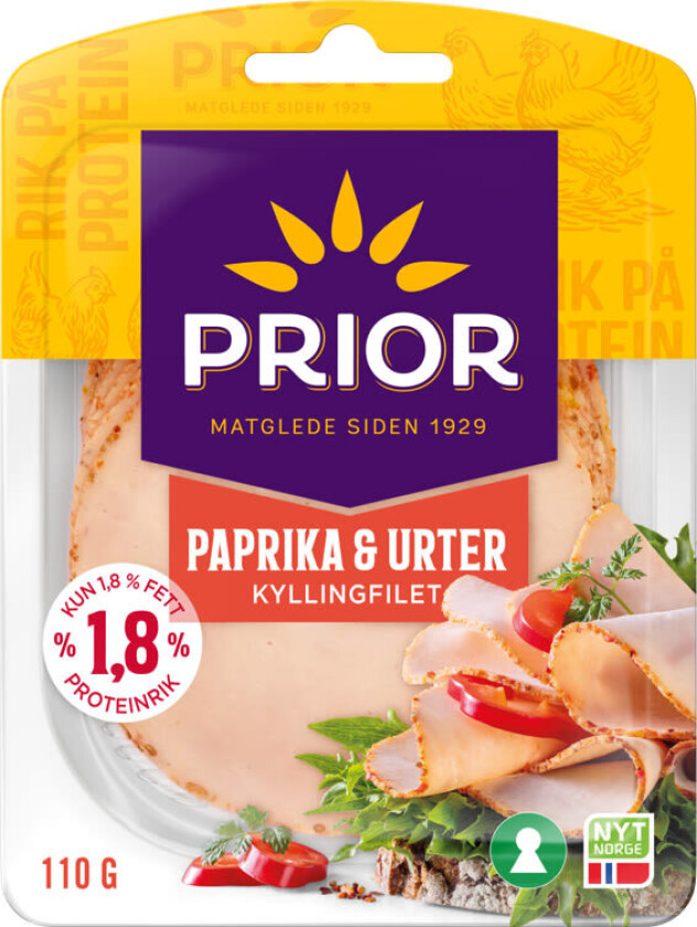 Bilde av Kyllingfilet Paprika/Urter 110g