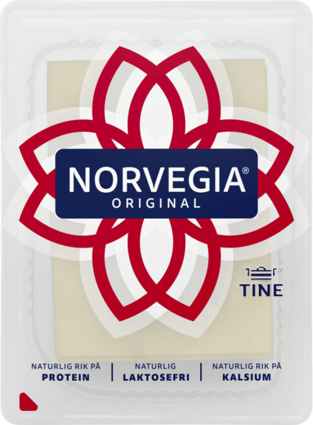 Bilde av Norvegia 27% skivet 150g Tine