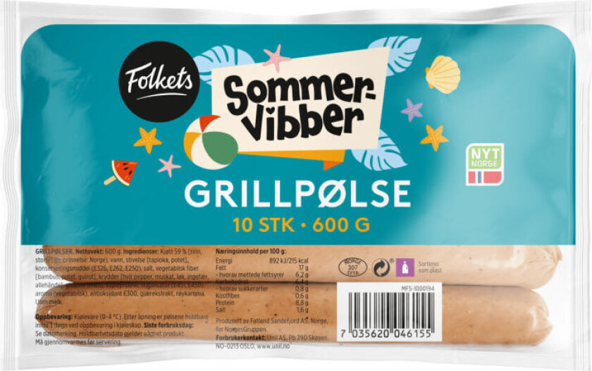 Grillpølser 600g