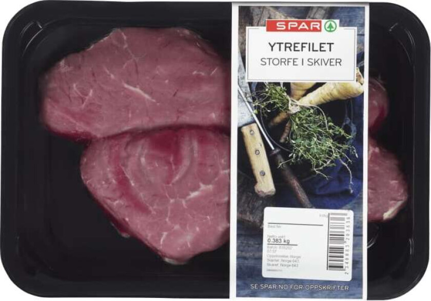 Storfe Ytrefilet Ca400g