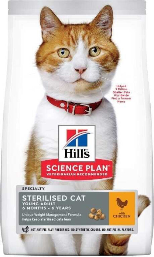 Hill's Science Plan Cat Adult Sterilised Chicken (7 kg)