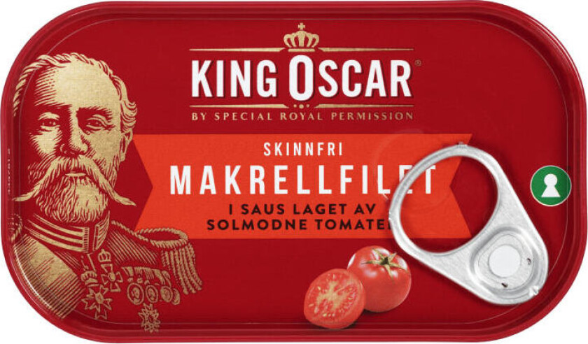 Makrellfilet Skinnfri i Tomat 110g