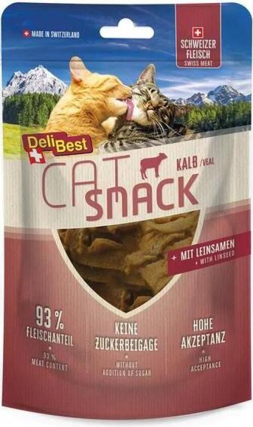 Cat Snacks Kalv Godbiter til katt 45 g